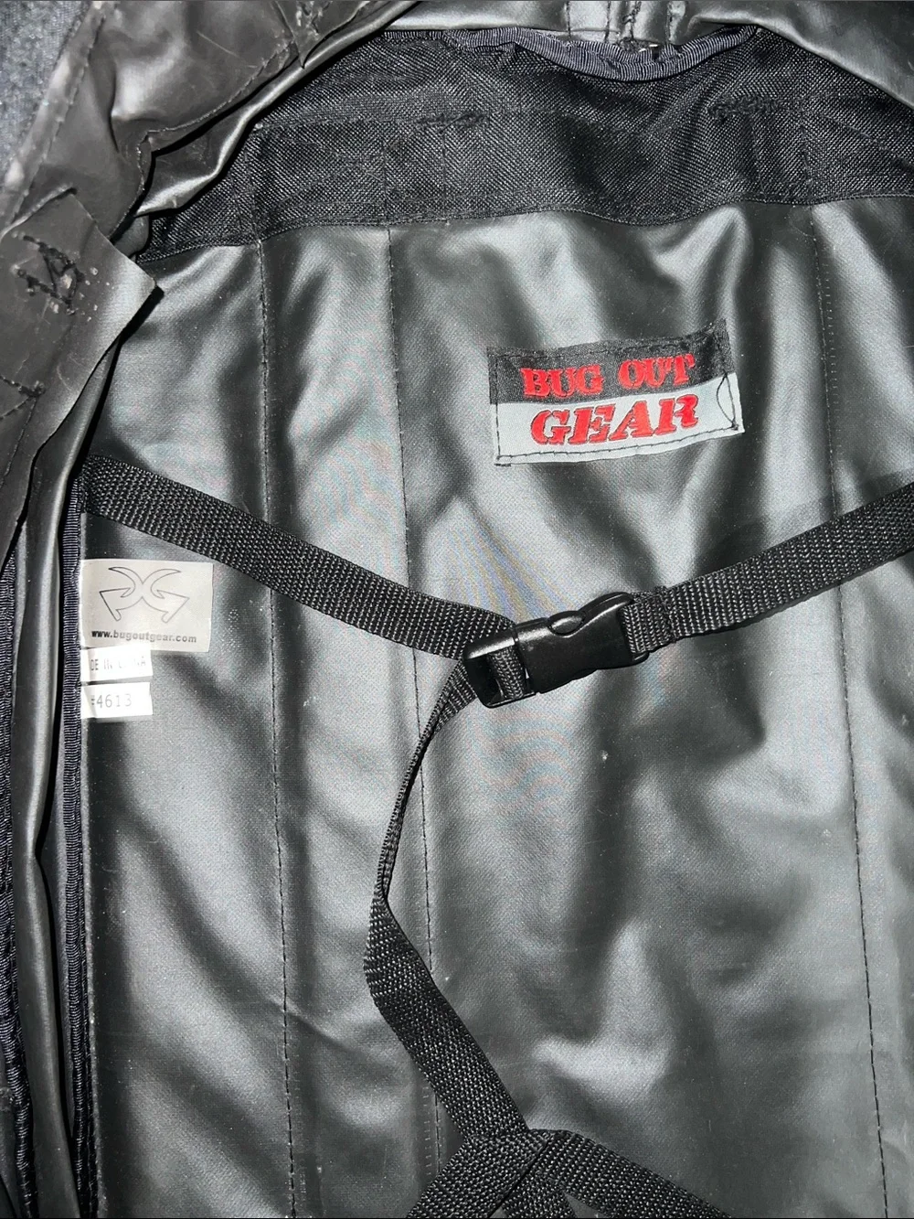Black Men's Bug Out Bag Backpack with Organized Storage